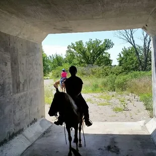 For those guests who are more experienced, it is always fun to take them to the tunnel!