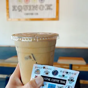 Iced Golden Mocha - Stop #12 on the Coastal Coffee Trail (Summer)