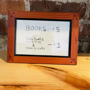 Book price list