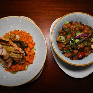 paella, food