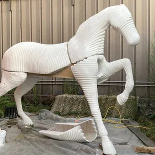 Burning Man Horse (artist will take from Sea).