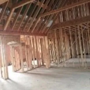 A finished Electrical rough-in