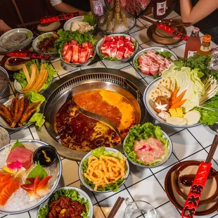 Buffet hot pot
