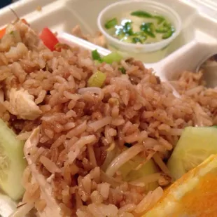 Thai-style chicken fried rice