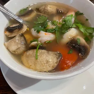 Tom Yum Shrimp Soup