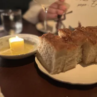 Butter candle and the best bread I've had in a while