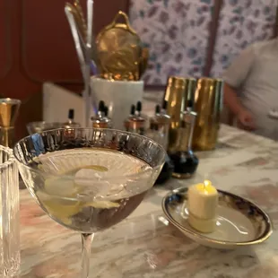 Martini with butter for the focaccia.