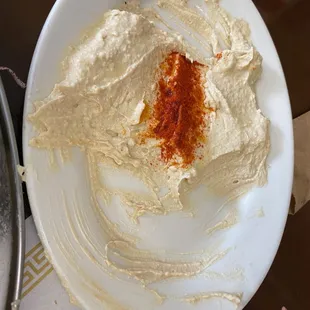 hummus yumm also half gone because we started hoovering it up immediately