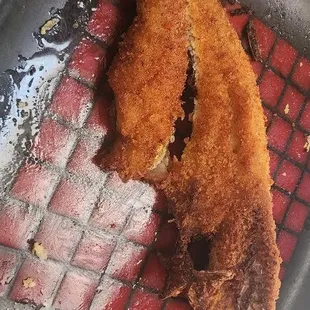 HORRIBLE HARD CHICKEN FLAVOR MUSHY FISH