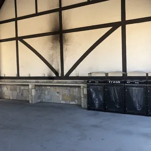 Party buffet serving area