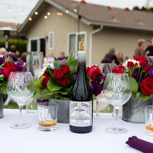 Set-up, plates, cups, stemware, coffee, food, dessert provided! Plus clean up! Priceless~  Photo credit: Forget Me Knott Photography