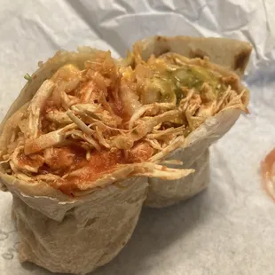 Chicken burrito