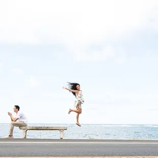Kyle and Lauren somewhere on Oahu:)