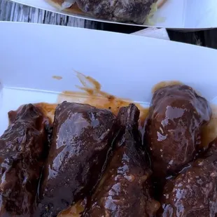 Vegan Chick'n wings &amp; burger