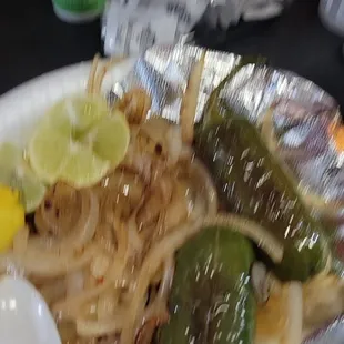 Onion and chiles