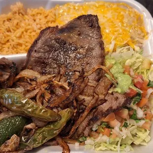 Carne Asada Plate #12.  It was good.