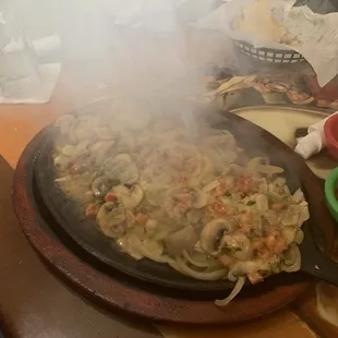 Chicken Fajitas Cancún