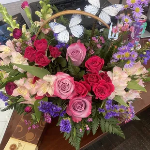 Basket Of Blooms