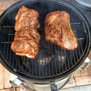 Pork butts going down.