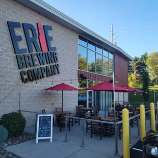 the outside of the building