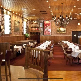 the interior of the restaurant