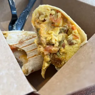 SOB breakfast Burrito