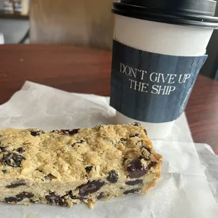 Energy Bar + Chai Latte