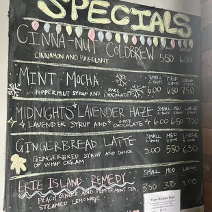 December 2022 Special Menu