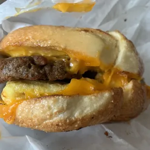 Vegan breakfast sandwich