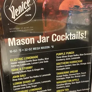 Drinks!! Great prices