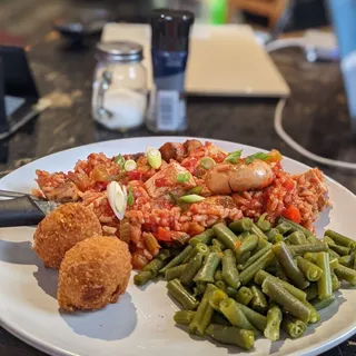 Grilled Mushroom and Tofu Jambalaya