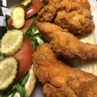 Chicken Po Boy Sandwich Basket