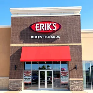 Our marquee sign is up!  The store looks good!