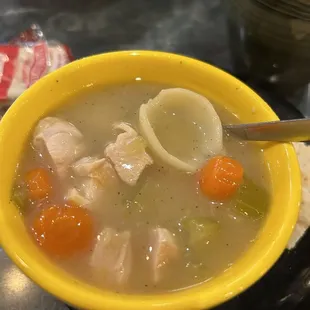 Chicken and Shells soup