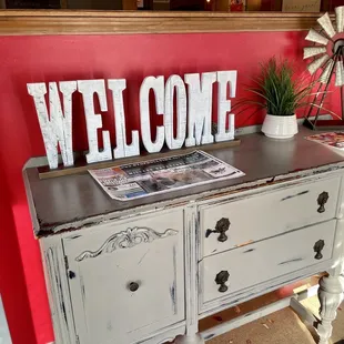 Welcome sign upon from entry 11/28/21