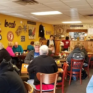 the place was packed at noon!