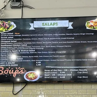 ramen and noodles, menu