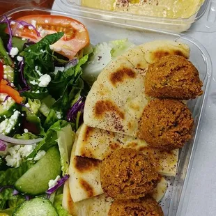 Falafel Platter for to go.