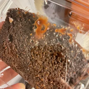 Chocolate Raspberry Loaf Slice