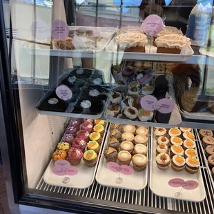 a display of pastries
