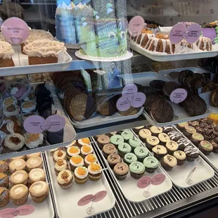 a variety of cupcakes