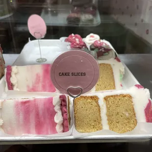 Cake slices