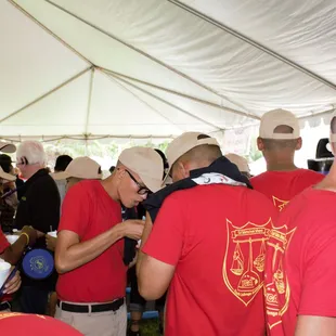 Students enjoy their delicious shave ice!