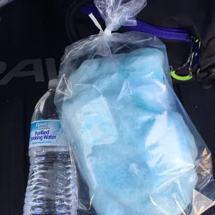 Size of bagged cotton candy