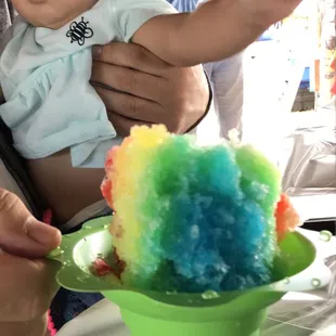 Great flavor selection and add-on topping options! We paid a little extra for mochi balls and they were chewy and soft.