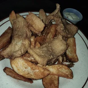 a plate of fried food