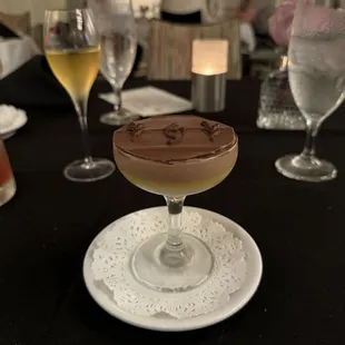 Milk chocolate parfait