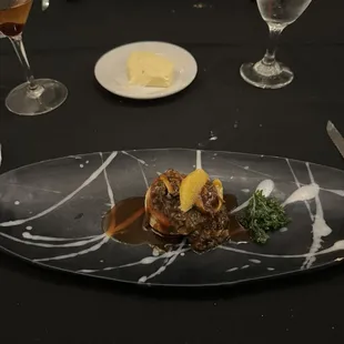 Duck confit en croute