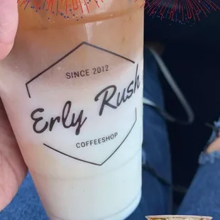 Sugar free Iced Coconut Macchiato