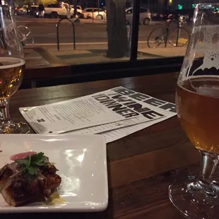 Flatbread with an Alpine IPA!